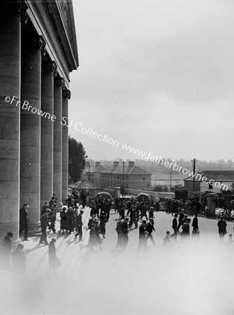 PEOPLE LEAVING CATHEDRAL